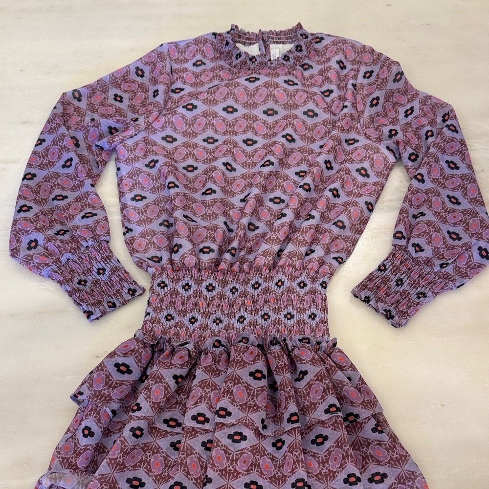 Adorable Kids Dress in Pink and Purple